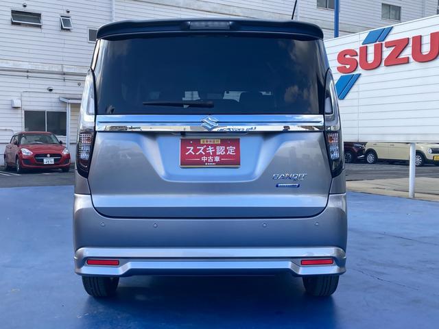 ソリオバンディット バンディット　ＨＹＢＲＩＤ　ＭＶ　２型　　全方位ナビ　ＥＴＣ　デュアルカメラブレーキサポート（前後衝突軽減ブレーキ）　全方位モニター付メモリーナビゲーション（Ｂｌｕｅｔｏｏｔｈ対応）　ＥＴＣ　ＬＥＤヘッドライト　後席両側パワースライドドア　シートヒーター　ＡＣＣ（14枚目）