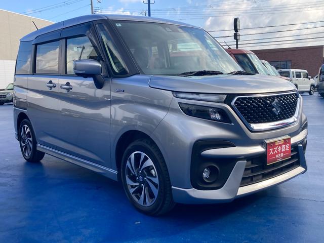 ソリオバンディット バンディット　ＨＹＢＲＩＤ　ＭＶ　２型　　全方位ナビ　ＥＴＣ　デュアルカメラブレーキサポート（前後衝突軽減ブレーキ）　全方位モニター付メモリーナビゲーション（Ｂｌｕｅｔｏｏｔｈ対応）　ＥＴＣ　ＬＥＤヘッドライト　後席両側パワースライドドア　シートヒーター　ＡＣＣ（62枚目）