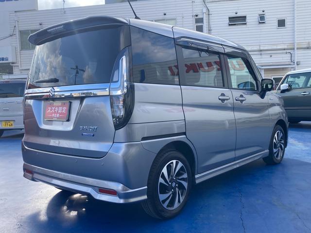 ソリオバンディット バンディット　ＨＹＢＲＩＤ　ＭＶ　２型　　全方位ナビ　ＥＴＣ　デュアルカメラブレーキサポート（前後衝突軽減ブレーキ）　全方位モニター付メモリーナビゲーション（Ｂｌｕｅｔｏｏｔｈ対応）　ＥＴＣ　ＬＥＤヘッドライト　後席両側パワースライドドア　シートヒーター　ＡＣＣ（64枚目）