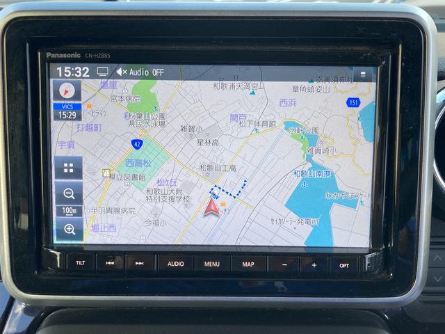 スペーシアカスタム カスタム HYBRID XS 3型 ナビ 全方位カメラ デュアルカメラブレーキサポート(前後衝突軽減ブレーキ) ナビゲーション 全方位カメラパッケージ装着車 ヘッドアップディスプレイ 後席両側パワースライドドア LEDヘッドライト シートヒーター ACC(6枚目)