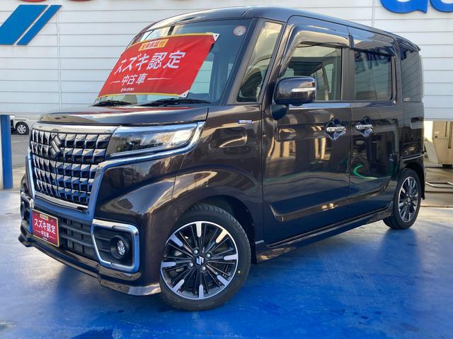 スペーシアカスタム カスタム HYBRID XS 3型 ナビ 全方位カメラ デュアルカメラブレーキサポート(前後衝突軽減ブレーキ) ナビゲーション 全方位カメラパッケージ装着車 ヘッドアップディスプレイ 後席両側パワースライドドア LEDヘッドライト シートヒーター ACC(76枚目)