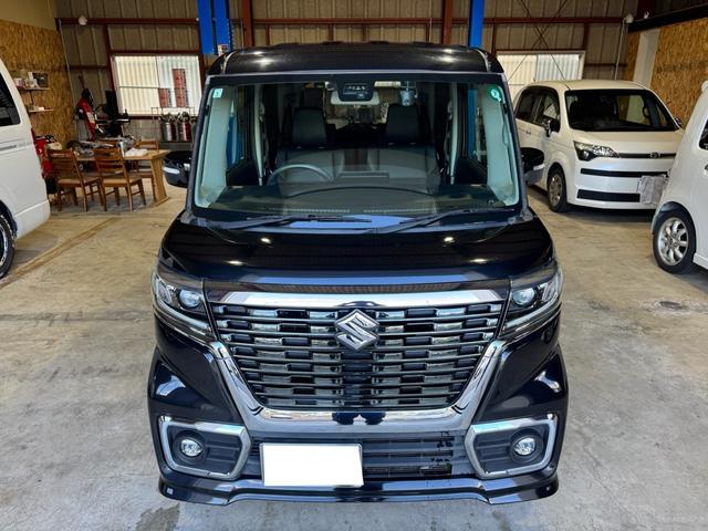 スペーシアカスタム ハイブリッドXSターボ 1年保証(走行距離無制限) ターボ ワンオーナー デュアルセンサーブレーキサポート コーナーセンサー 社外メモリーナビ Bカメラ ドライブレコーダーETC スリムサーキュレーター 運転席シートヒーター(5枚目)