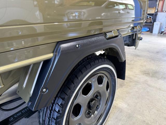 ハイゼットトラック ジャンボエクストラ　１年保証（走行距離無制限）　スマートアシスト　パートタイム４ＷＤ　ＣＶＴ（ＡＴ）　オーバーフェンダー　社外１５インチホイール　ホワイトリボン　社外メモリーナビ　Ｂカメラ　ＥＴＣ　ドライブレコーダー（36枚目）