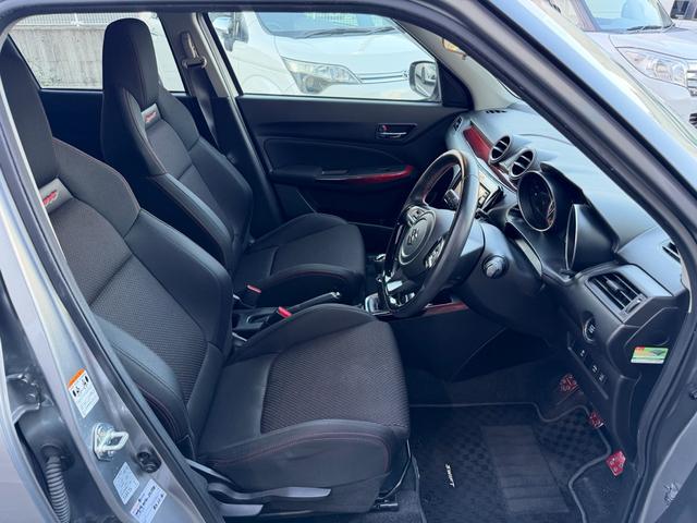 スイフトスポーツ ベースグレード　１年保証（走行距離無制限）　ワンオーナー　６ＭＴ　セーフティーパッケージ　全方位カメラ　ＧＲｅｄｄｙエアロキット　ＴＥＩＮ車高調　ＥＮＫＥＩホイール　純正メモリナビ　純正ナビ連動ドラレコ　ＥＴＣ（36枚目）