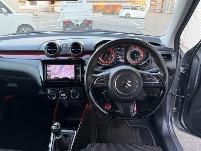 スイフトスポーツ ベースグレード　１年保証（走行距離無制限）　ワンオーナー　６ＭＴ　セーフティーパッケージ　全方位カメラ　ＧＲｅｄｄｙエアロキット　ＴＥＩＮ車高調　ＥＮＫＥＩホイール　純正メモリナビ　純正ナビ連動ドラレコ　ＥＴＣ（72枚目）