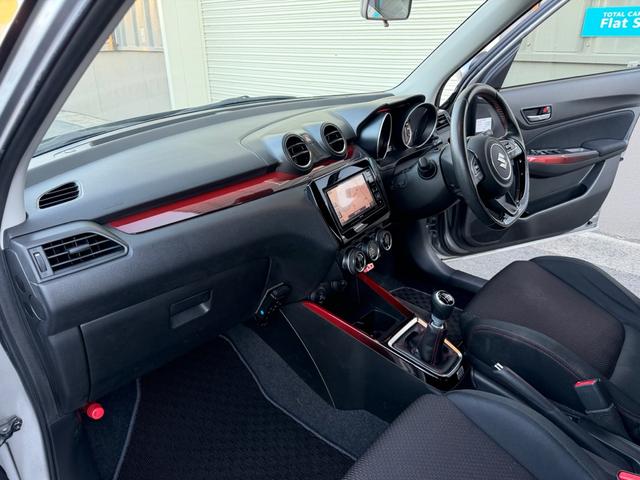 スイフトスポーツ ベースグレード　１年保証（走行距離無制限）　ワンオーナー　６ＭＴ　セーフティーパッケージ　全方位カメラ　ＧＲｅｄｄｙエアロキット　ＴＥＩＮ車高調　ＥＮＫＥＩホイール　純正メモリナビ　純正ナビ連動ドラレコ　ＥＴＣ（73枚目）