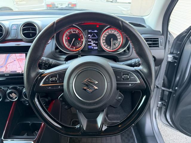 スイフトスポーツ ベースグレード　１年保証（走行距離無制限）　ワンオーナー　６ＭＴ　セーフティーパッケージ　全方位カメラ　ＧＲｅｄｄｙエアロキット　ＴＥＩＮ車高調　ＥＮＫＥＩホイール　純正メモリナビ　純正ナビ連動ドラレコ　ＥＴＣ（74枚目）