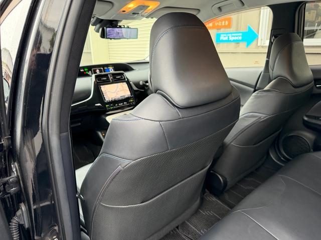 プリウス Ａツーリングセレクション　１年保証（走行距離無制限）　ハーフレザーシート　シートヒーター　トヨタセーフティーセンス　ヘッドアップディスプレイ　社外９インチナビ　デジタルインナーミラー（前後ドラレコ付き）　Ｂカメラ　ＥＴＣ（45枚目）