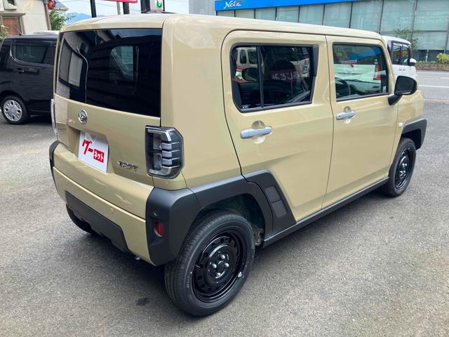 タフト Ｘ　４ＷＤ　バックカメラ　クリアランスソナー　レーンアシスト　衝突被害軽減システム　オートライト　ＬＥＤヘッドランプ　スマートキー　電動格納ミラー　サンルーフ　ＣＶＴ　盗難防止システム　ＡＢＳ　ＥＳＣ（15枚目）