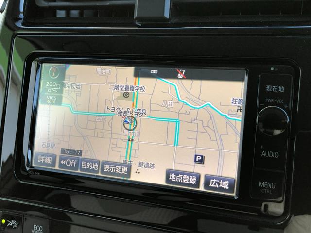 プリウス Ａ　フルセグメモリナビ＋バックモニター＋ＥＴＣ＋ドラレコ前後＋ブラインドスポットモニター＋スマートキー＋ワンオーナー（32枚目）