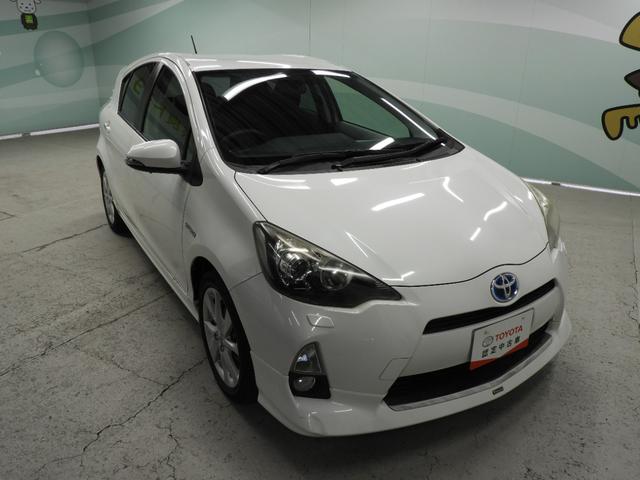 アクア Ｓ　フルセグメモリナビ＋バックモニター＋ＥＴＣ＋モデリスタフルエアロ＋純正アルミホイール＋スマートキー＋ワンオーナー（4枚目）