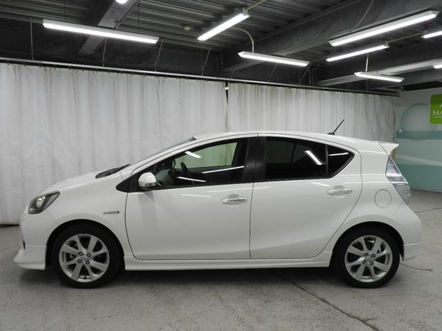 アクア Ｓ　フルセグメモリナビ＋バックモニター＋ＥＴＣ＋モデリスタフルエアロ＋純正アルミホイール＋スマートキー＋ワンオーナー（9枚目）