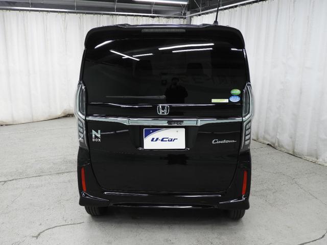 N-BOXカスタム G・Lターボホンダセンシング メモリナビ+バックモニター+ETC+ドライブレコーダー+合成皮革シート+両側パワースライドドア+スマートキー+ワンオーナー(7枚目)