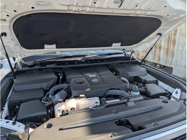 ランドクルーザー ＺＸ　純正ナビ　ヒッチメンバー　クールボックス　電動リアデフロック　サイドバイザー　リアモニター　サンルーフ（7枚目）