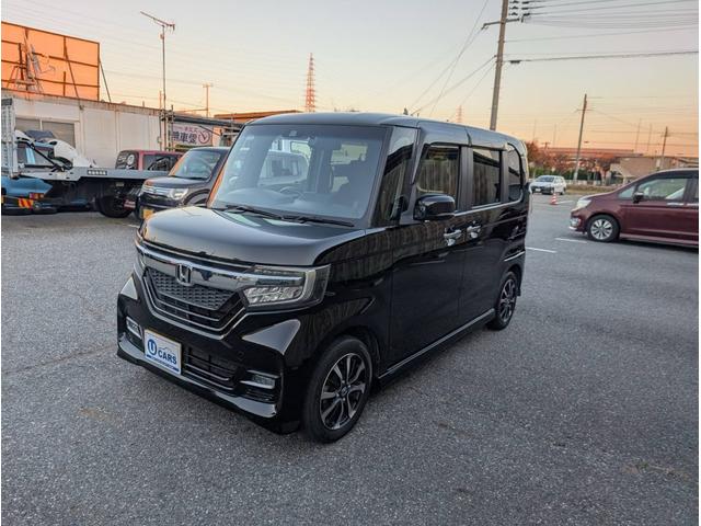 N-BOXカスタム G・Lホンダセンシング 1オーナー 禁煙車 8インチナビ TV ブルートゥース DVD再生 CD録音 Bカメラ 左パワースライド(4枚目)