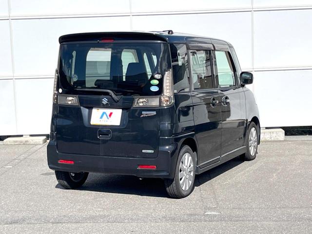 スペーシアカスタム ＸＳ　ＳＤナビ　衝突被害軽減システム　ＨＩＤヘッド　ＥＴＣ　オートライト　オートエアコン　純正１４インチアルミ　Ｂｌｕｅｔｏｏｔｈ　ＤＶＤ再生（17枚目）