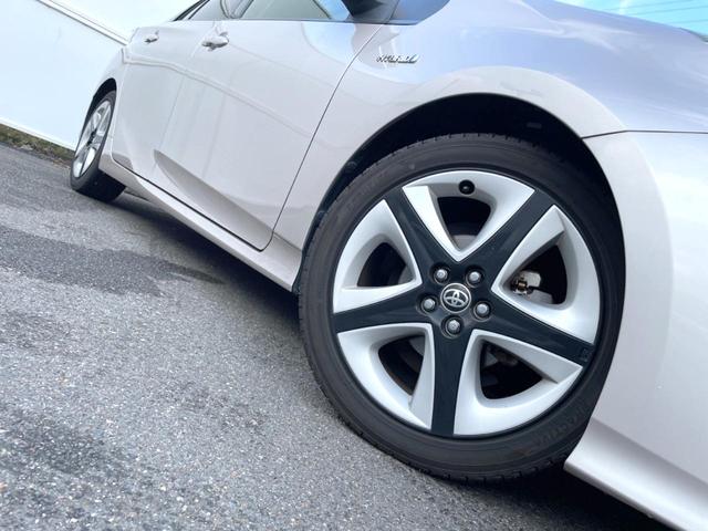 プリウス Sツーリングセレクション 純正SDナビ バックカメラ 100V電源 レザー調シート ドラレコ スマートキー LEDヘッド ビルトインETC クルコン 純正17インチアルミ オートハイビーム オートライト オートエアコン(13枚目)