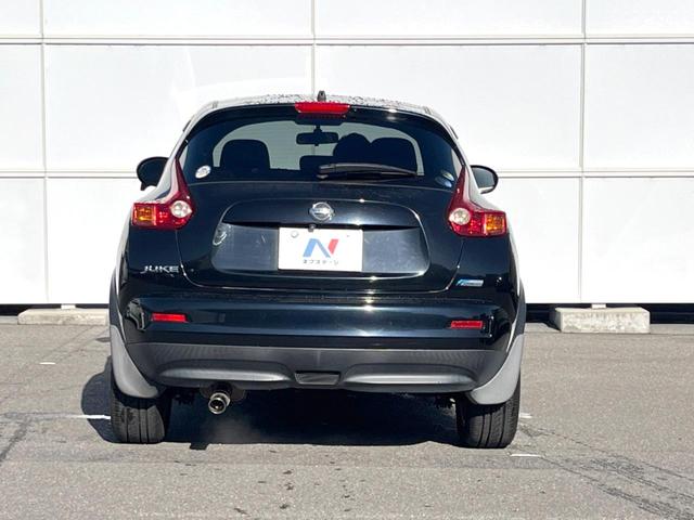 ジューク １５ＲＸ　タイプＶ　純正ＳＤナビ　バックカメラ　スマートキー　ＨＩＤヘッド　ＥＴＣ　純正１７インチアルミ　オートライト　オートエアコン　Ｂｌｕｅｔｏｏｔｈ　ＤＶＤ再生（15枚目）