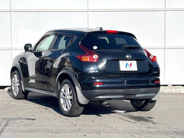 ジューク １５ＲＸ　タイプＶ　純正ＳＤナビ　バックカメラ　スマートキー　ＨＩＤヘッド　ＥＴＣ　純正１７インチアルミ　オートライト　オートエアコン　Ｂｌｕｅｔｏｏｔｈ　ＤＶＤ再生（45枚目）