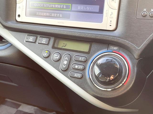 アクア Ｓ　純正ＳＤナビ　バックカメラ　禁煙車　ドラレコ　コーナーセンサー　スマートキー　ＥＴＣ　モデリスタ１５インチアルミ　オートライト　オートエアコン　Ｂｌｕｅｔｏｏｔｈ　ＣＤ　ＤＶＤ再生　地デジ（7枚目）