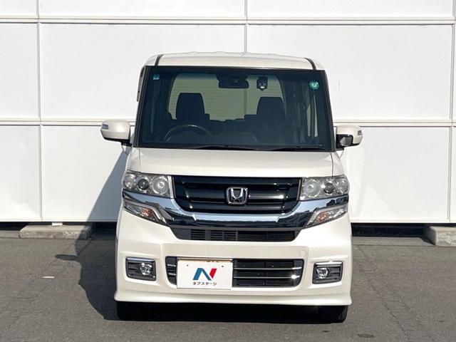 Ｎ－ＢＯＸカスタム Ｇ　ターボＳＳブラックスタイルパッケージ　ＳＤナビ　バックカメラ　衝突被害軽減システム　禁煙車　ハーフレザーシート　前席シートエアコン　ドラレコ　スマートキー　ＨＩＤヘッド　ビルトインＥＴＣ　クルコン　純正１５インチアルミ　オートライト（14枚目）