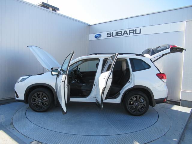 フォレスター ＸＴ－エディション　パワーリヤゲート付き　リヤガラス５面フイルム施工　ルーフレール　８インチメモリーナビ　ナビ連動前後録画型ドラレコ　リバース連動ドアミラー　ドアミラーメモリーオート格納機能　ステアリングヒーター（62枚目）