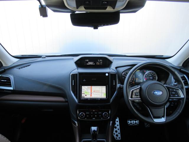 フォレスター アドバンス 新世代アイサイト搭載車 ブラウン内装本革シート リバース連動ドアミラー ドアミラーメモリーオート格納機能 アクセスキー対応運転席シートポジションメモリー アイサイトセイフティプラス ステアリングヒーター 前後席シートヒーター(9枚目)