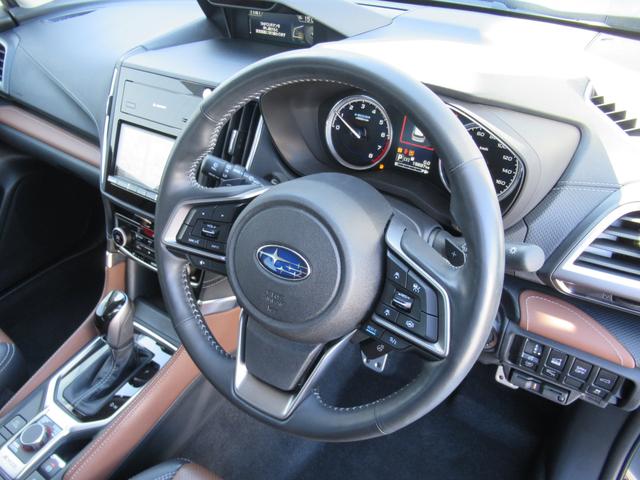 フォレスター アドバンス 新世代アイサイト搭載車 ブラウン内装本革シート リバース連動ドアミラー ドアミラーメモリーオート格納機能 アクセスキー対応運転席シートポジションメモリー アイサイトセイフティプラス ステアリングヒーター 前後席シートヒーター(26枚目)