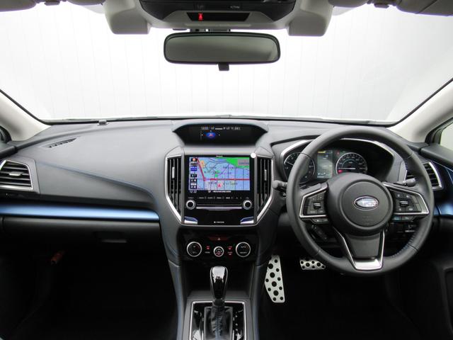 ＸＶ アドバンス　アイサイト搭載車　ブルー内装仕様　８型メモリーナビゲーション　ナビ連動ＥＴＣ　前後録画型ドライブレコーダー　ステアリング連動バックカメラ　サイドビューモニター　スーパーＵＶカット撥水フロントドアガラス　ヒーテッドドアミラー（9枚目）