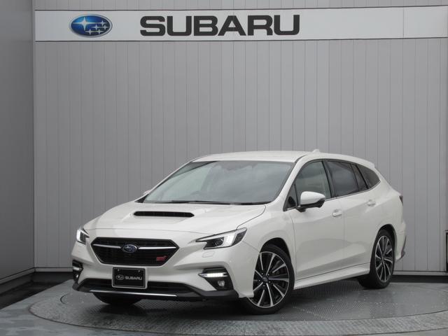 レヴォーグ STIスポーツ EX アイサイトX搭載車 スマートリヤビューミラー ZF製電子制御ダンパー ドライブモードセレクト STIロゴ入り大型マフラーカッター レッドステッチ入りボルドー色本革スポーツシート(3枚目)