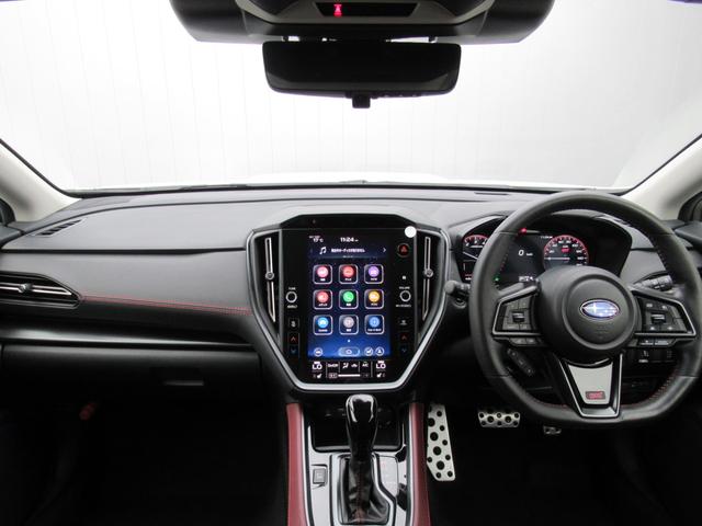 レヴォーグ STIスポーツ EX アイサイトX搭載車 スマートリヤビューミラー ZF製電子制御ダンパー ドライブモードセレクト STIロゴ入り大型マフラーカッター レッドステッチ入りボルドー色本革スポーツシート(9枚目)