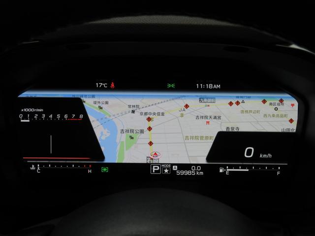 レヴォーグ STIスポーツ EX アイサイトX搭載車 スマートリヤビューミラー ZF製電子制御ダンパー ドライブモードセレクト STIロゴ入り大型マフラーカッター レッドステッチ入りボルドー色本革スポーツシート(15枚目)