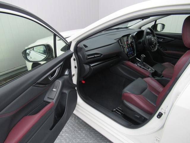 レヴォーグ STIスポーツ EX アイサイトX搭載車 スマートリヤビューミラー ZF製電子制御ダンパー ドライブモードセレクト STIロゴ入り大型マフラーカッター レッドステッチ入りボルドー色本革スポーツシート(37枚目)