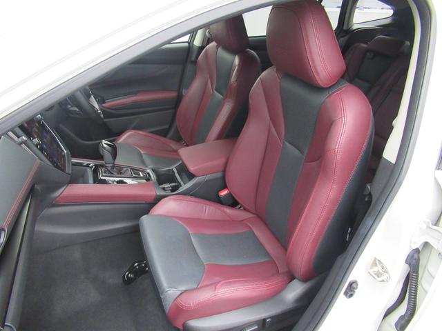 レヴォーグ STIスポーツ EX アイサイトX搭載車 スマートリヤビューミラー ZF製電子制御ダンパー ドライブモードセレクト STIロゴ入り大型マフラーカッター レッドステッチ入りボルドー色本革スポーツシート(38枚目)