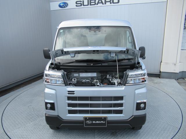 サンバーバン トランスポータースマートアシスト　元社用車　スマートアシスト３搭載　電子制御式４ＷＤ　夜間認識機能　標識認識　路側逸脱警報　ふらつき警報　ハイビームアシスト　前方録画型ドラレコ（42枚目）