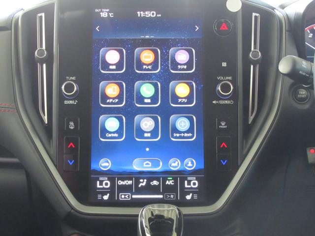１１．６インチ　インフォメーションディスプレイ＆インフォテインメントシステム。ナビゲーションや車輌、エアコン設定等ができます。