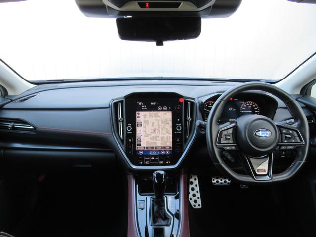 レヴォーグ STIスポーツ EX アイサイトX搭載車 スマートリヤビューミラー ZF製電子制御ダンパー ドライブモードセレクト STIロゴ入り大型マフラーカッター レッドステッチ入りボルドー色本革スポーツシート(9枚目)