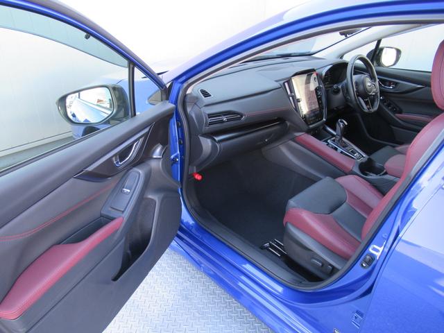 レヴォーグ STIスポーツ EX アイサイトX搭載車 スマートリヤビューミラー ZF製電子制御ダンパー ドライブモードセレクト STIロゴ入り大型マフラーカッター レッドステッチ入りボルドー色本革スポーツシート(37枚目)