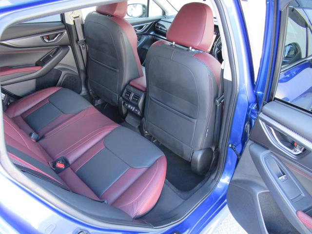 レヴォーグ STIスポーツ EX アイサイトX搭載車 スマートリヤビューミラー ZF製電子制御ダンパー ドライブモードセレクト STIロゴ入り大型マフラーカッター レッドステッチ入りボルドー色本革スポーツシート(44枚目)