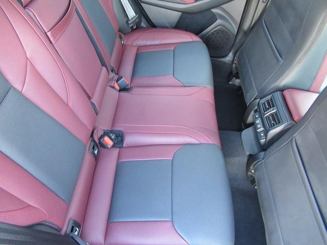 レヴォーグ STIスポーツ EX アイサイトX搭載車 スマートリヤビューミラー ZF製電子制御ダンパー ドライブモードセレクト STIロゴ入り大型マフラーカッター レッドステッチ入りボルドー色本革スポーツシート(46枚目)