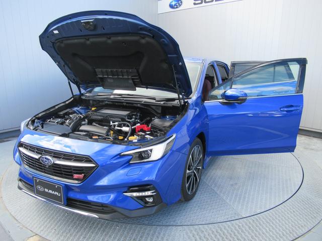 レヴォーグ STIスポーツ EX アイサイトX搭載車 スマートリヤビューミラー ZF製電子制御ダンパー ドライブモードセレクト STIロゴ入り大型マフラーカッター レッドステッチ入りボルドー色本革スポーツシート(61枚目)