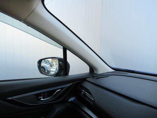 レヴォーグ STIスポーツ EX アイサイトX搭載車 スマートリヤビューミラー ZF製電子制御ダンパー ドライブモードセレクト STIロゴ入り大型マフラーカッター レッドステッチ入りボルドー色本革スポーツシート(66枚目)