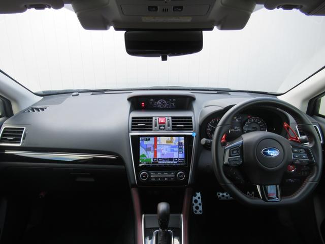 レヴォーグ ２．０ＳＴＩスポーツ　アイサイト　リヤガラスフィルム５面張り施工　８インチメモリーナビ　前後録画型ドラレコ　リヤビークルディテクション　フロントカメラ　サイドビューモニター（8枚目）