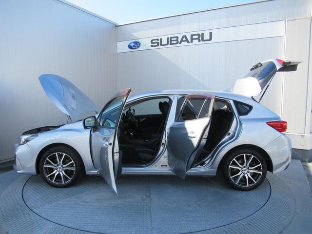 インプレッサスポーツ ２．０ｉ－Ｌ　アイサイト　アイサイトセイフティプラス　７インチメモリーナビゲーション　ナビ連動ＥＴＣ　ステアリング連動バックカメラ　スバルリヤビークルディテクション　サイドビューモニター（53枚目）