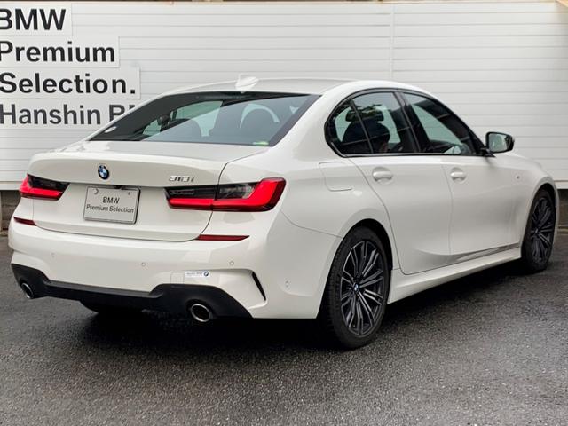 318i Mスポーツ 認定保証・弊社デモカー・ワンオーナー・禁煙車・純正HDDナビ・全周囲カメラ・PDC・純正18AW・ACC・LED・Dアシスト・電動シート・コンフォートアクセス・パドルシフト・ETC・ハーフレザーシート(7枚目)