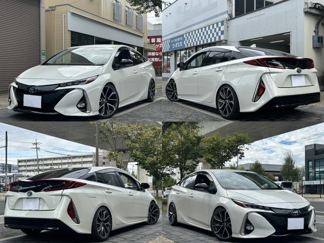 プリウスＰＨＶ Ｓナビパッケージ　純正ナビ　Ｒカメラ　車高調　スマートキー　ＥＴＣ（2枚目）