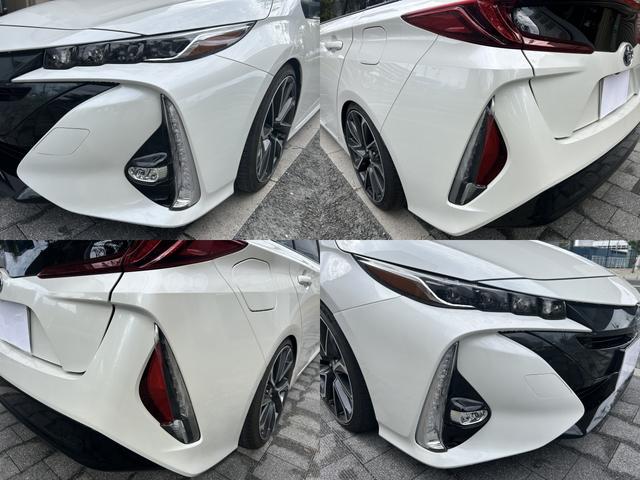 プリウスＰＨＶ Ｓナビパッケージ　純正ナビ　Ｒカメラ　車高調　スマートキー　ＥＴＣ（4枚目）