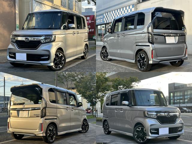 N-BOXカスタム G・Lターボホンダセンシング ユーザー買取 純正8型ナビ(VXU-195NBi)バックカメラ 両側パワースライドドア プライムスムース&トリコットコンビシート ホンダセンシング パドルシフト ETC(4枚目)