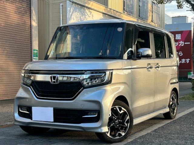 N-BOXカスタム G・Lターボホンダセンシング ユーザー買取 純正8型ナビ(VXU-195NBi)バックカメラ 両側パワースライドドア プライムスムース&トリコットコンビシート ホンダセンシング パドルシフト ETC(18枚目)