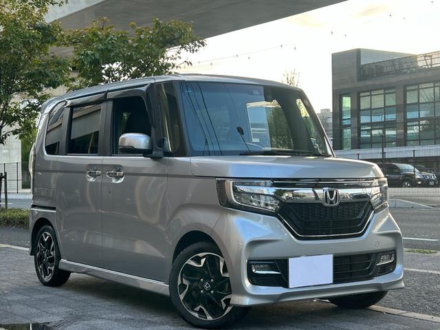 N-BOXカスタム G・Lターボホンダセンシング ユーザー買取 純正8型ナビ(VXU-195NBi)バックカメラ 両側パワースライドドア プライムスムース&トリコットコンビシート ホンダセンシング パドルシフト ETC(19枚目)